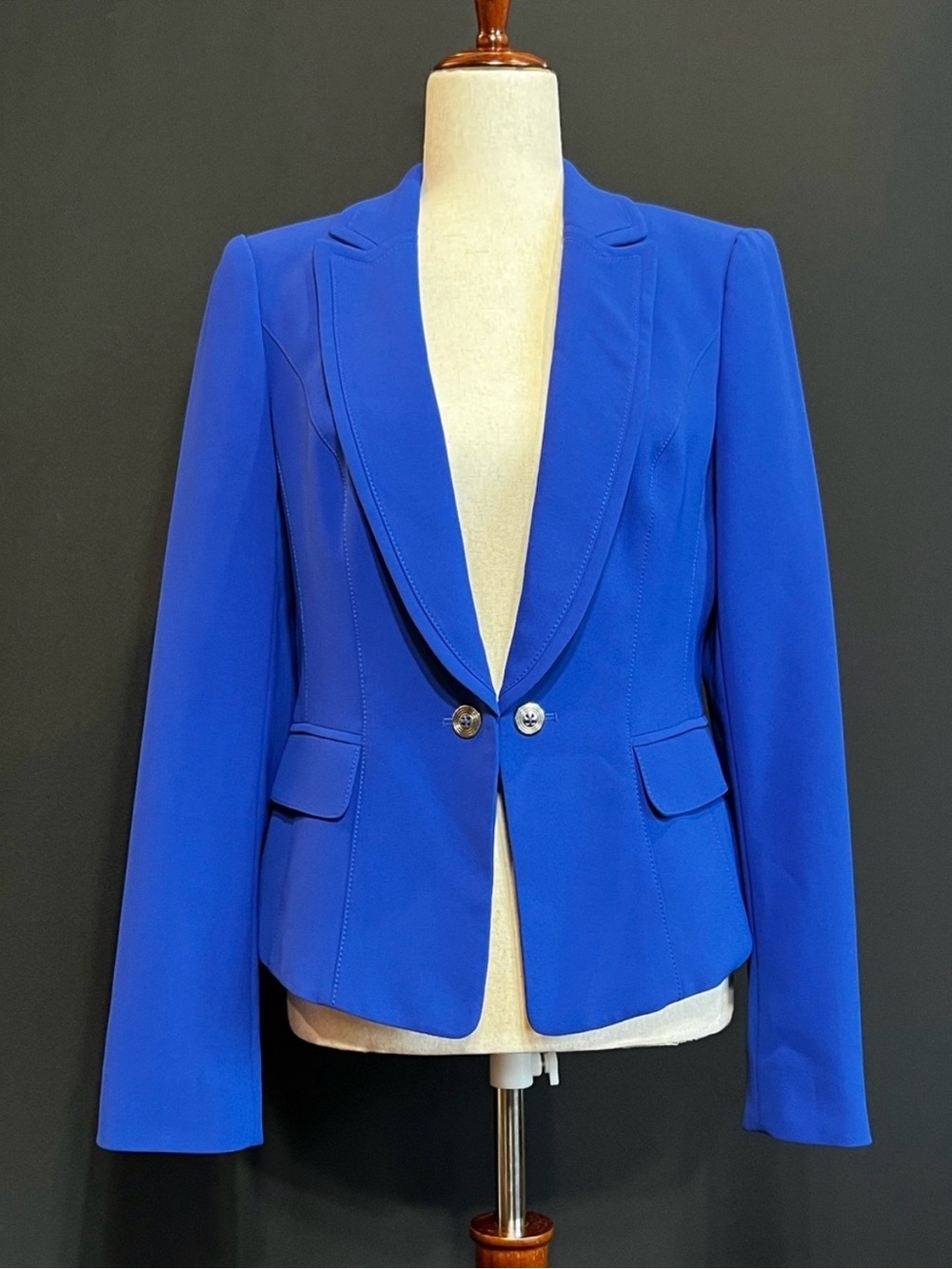 White House Black Market Royal Blue Tailored Blazer
